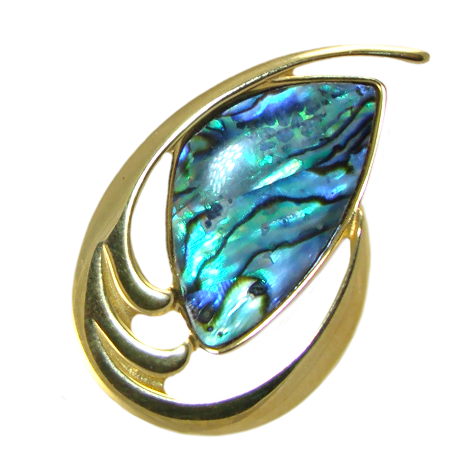 Brooch with Cabochon Blue Penguin New Zealand Gifts