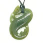Mania polished pounamu greenstone pendant