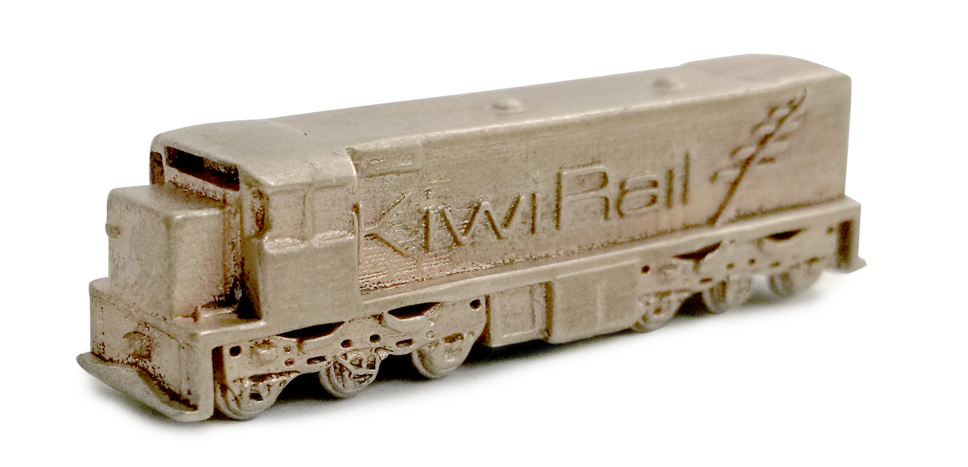 Brass miniature Kiwirail locomotive tranzalpine