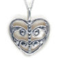 Sterling Silver Koru Heart