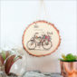 Wood Slice Art Bicycle