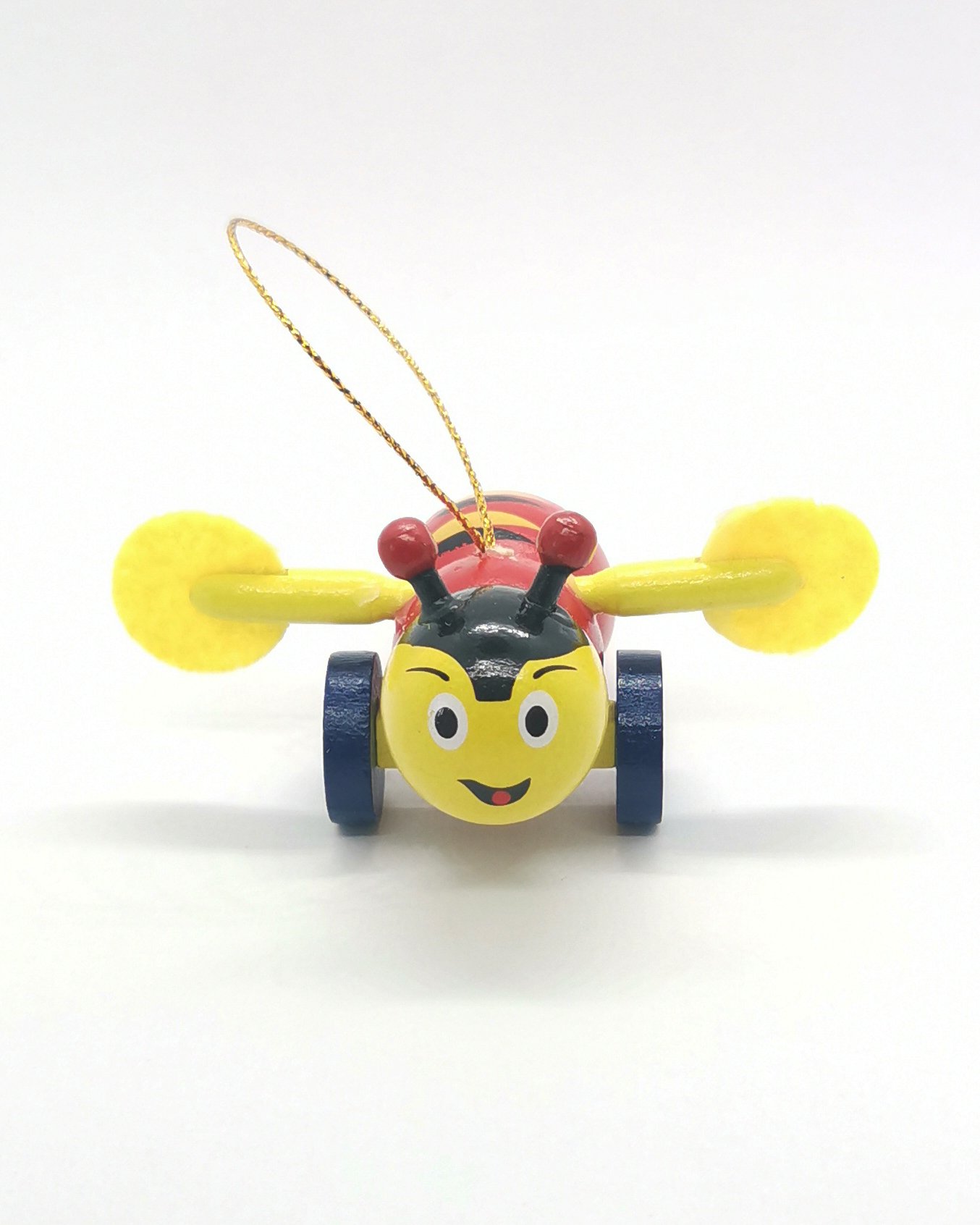 Mini Buzzy Bee Wood Toy Ornament