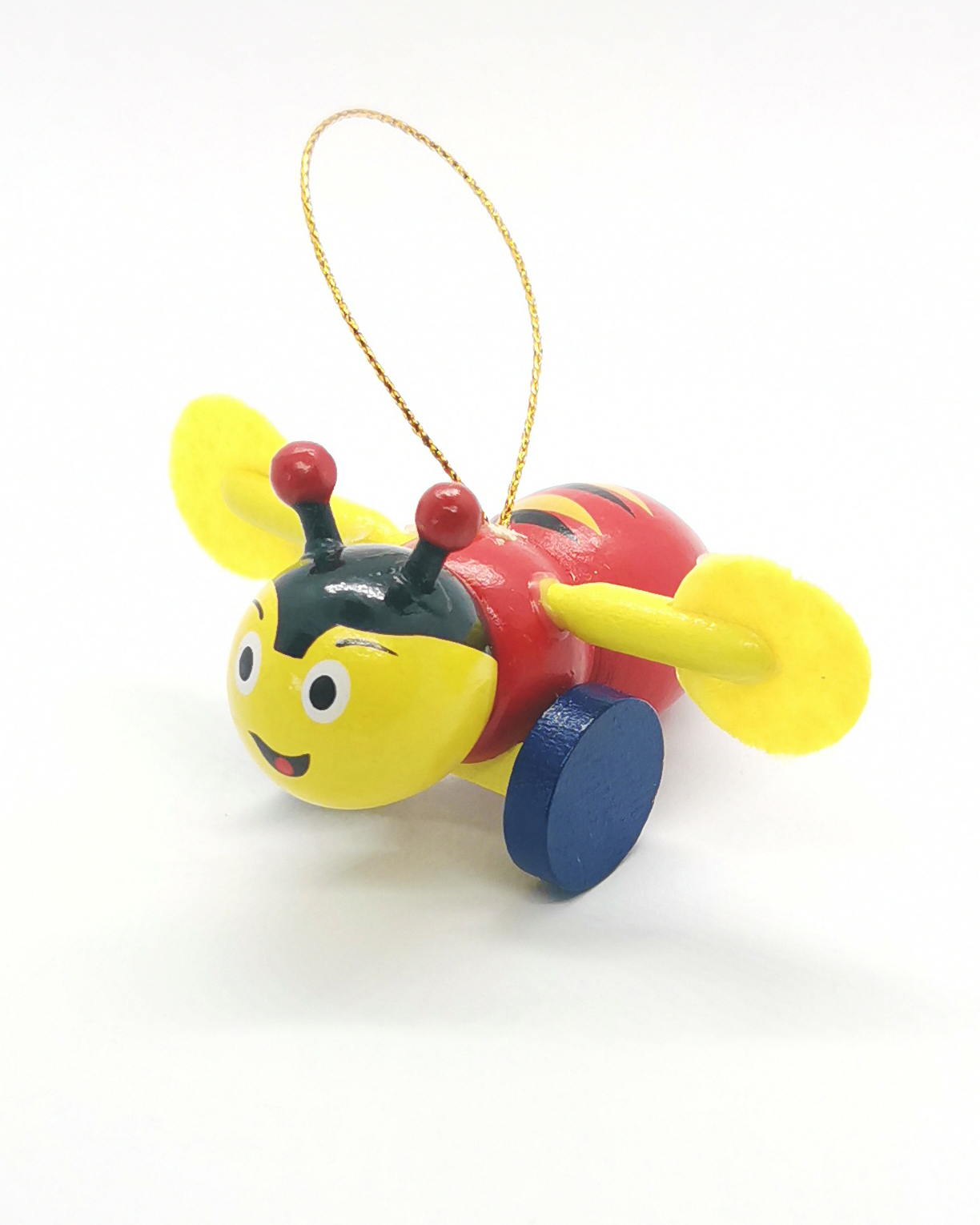 Mini Buzzy Bee Wood Toy Ornament
