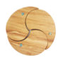 Rimu timber Kiwi tablemats Paua Romeyn Woodcrafts